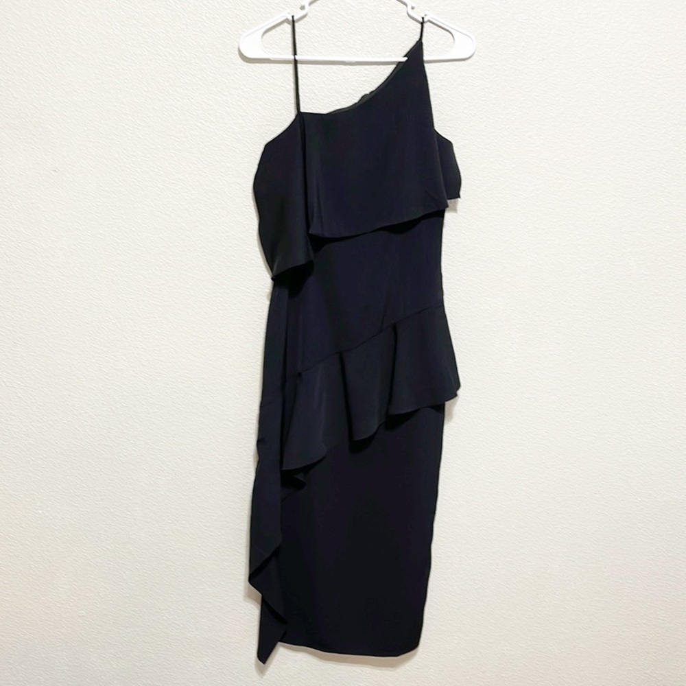 NWT Keepsake Woman Black No Love Midi Dress Size XS